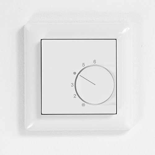 Ritzer UP Raumthermostat Raumtemperaturregler inkl. Gira Standard 55 Rahmen 021103 für Fußbodenheizung