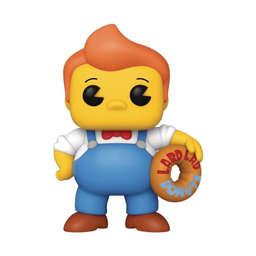 Funko Pop! Animation: The Simpsons-6" Lard Lad - Donut Boy Lad - Vinyl-Sammelfigur - Geschenkidee - Offizielle Handelswaren - Spielzeug Für Kinder und Erwachsene - TV Fans - Modellfigur Für Sammler