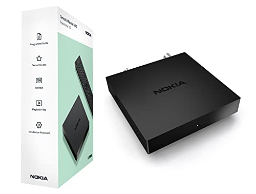 Nokia 6000 Terrestrischer Receiver DVB-T, DVB-T2 Receiver, HD, H.264, HEVC H.265, mit Fernbedienung