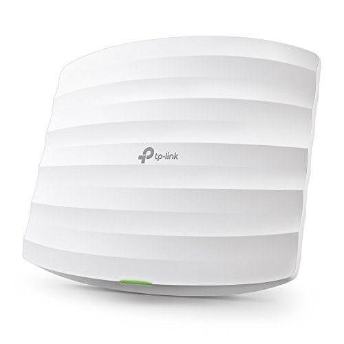 TP-Link EAP225 Dualband WLAN Access Point ( 1350 Mbit/s, 802.3af/at/passives PoE, 1 Gigabit-Ethernet-Port mit PoE, Omada SDN, zentrales Management, passend für Wand- und Deckenmontage) weiß