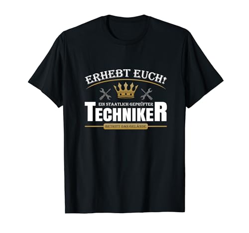 Staatlich Geprüfter Techniker Maschinenbau Prüfung Bestanden T-Shirt