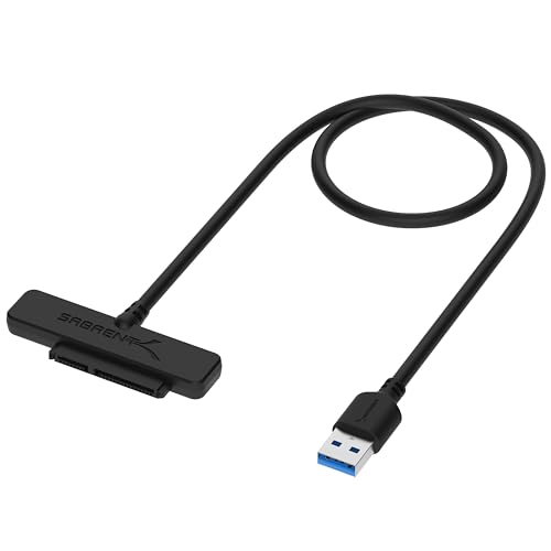 Sabrent SATA USB Adapter SSD HDD 2,5 Zoll Festplattenadapter USB, 5Gbps Data Transfer (EC-SSHD)