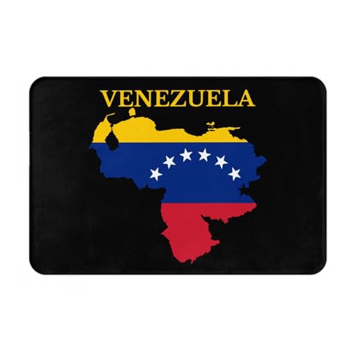 Door Mat 40X60Cm Flagge Venezuelas Türvorleger Personalisiert Back Door Matten Mikrofaser Fussabtreter Für Küche Haustür Wohnzimmer