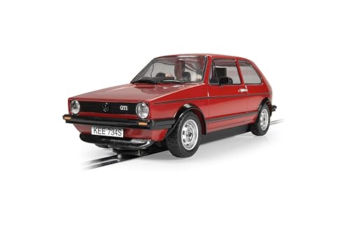 Scalextric, C4490, Volkswagen Golf GTI-Rot, Slot, Cars-Street & Rally