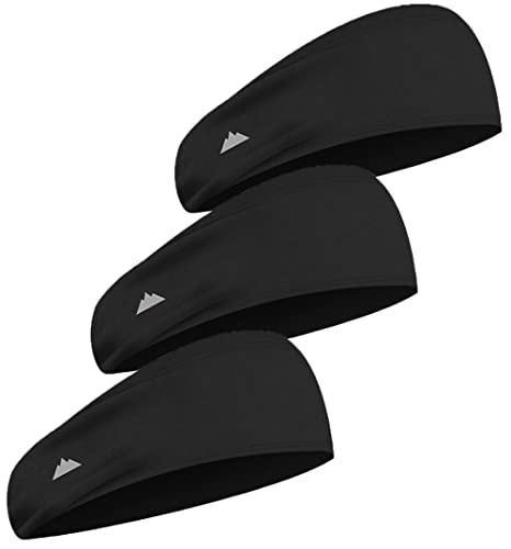 Tough Headware Sport Stirnband Damen Herren - Laufstirnband - Breites Headband für Sport Laufen Wandern - Schweißband für Männer und Frauen - Jogging Lauf Band versch. Farben