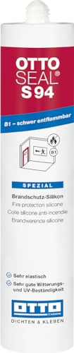 OTTOSEAL S 94 Neutrales Brandschutz-Silikon B1 310 ml Kartusche C00 transparent