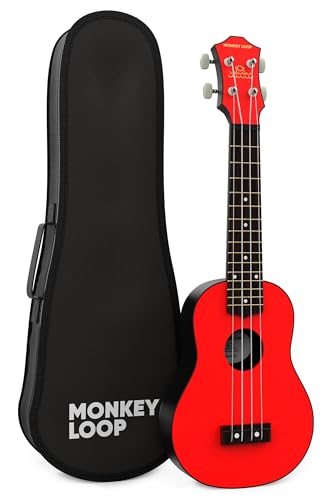 Monkey Loop Gorilla Red Ukelele Soprano