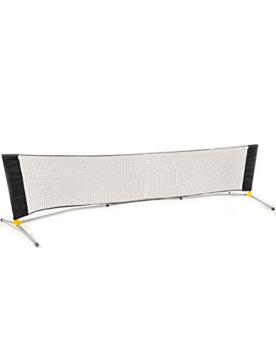 SPORTIKEL24 Fußballtennis für alle Untergründe – 300 cm x 80 cm – transportabel mit Tragetasche – für 2 bis 6 Spieler – Trainingshilfe für Fußball, Tennis & Freizeit