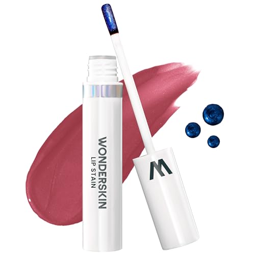 Wonderskin Wonder Blading Lippenfleckenmaske, Natürlicher Lippenstift, Langanhaltender Wasserfester Lippen-Tint (Charming Stain & Go)