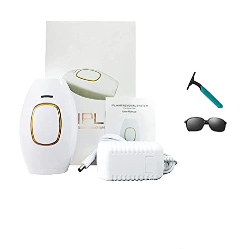 5minskin At-Home Laser Haarentfernung Handgerät, 5minskin Laser Haarentfernung, Licht Haarentfernung Geräte, Laser Haarentfernung Geräte für Frauen Männer (Weiß)