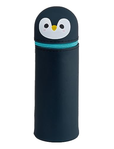 Puckator Federmäppchen aus Silikon - Süßtiere - Pinguin