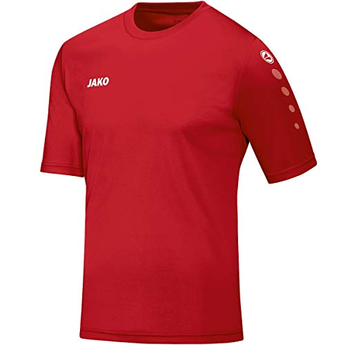 JAKO Unisex Kinder Team Ka Trikot, Sportrot, 140 EU