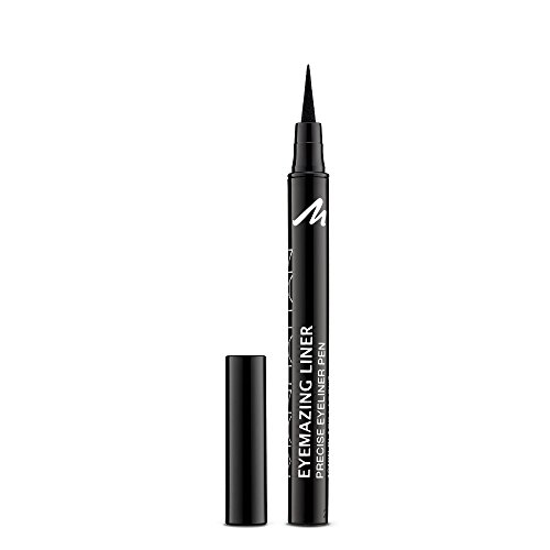 Manhattan Eyemazing Liner – Schwarzer Filz-Eyeliner Buntstift für perfektes Auftragen – Farbe Black Lacque 1010N – 1 x 1,2ml