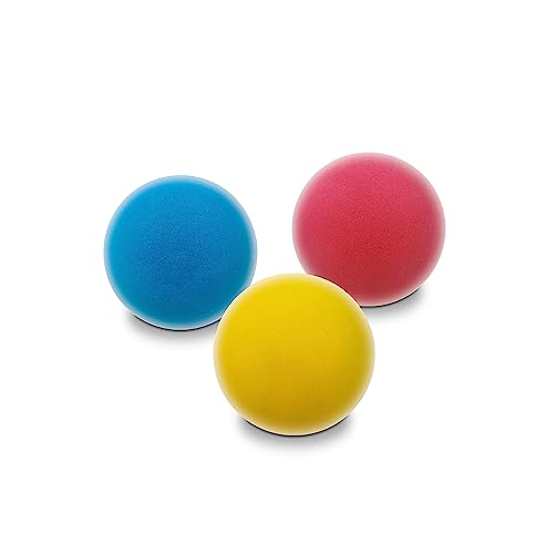 Mondo Toys – Soft Ball 70 – Set mit 3 Schwammbällen Durchmesser 70 mm – 3 weiche Bälle – sortierte Farben – 14861