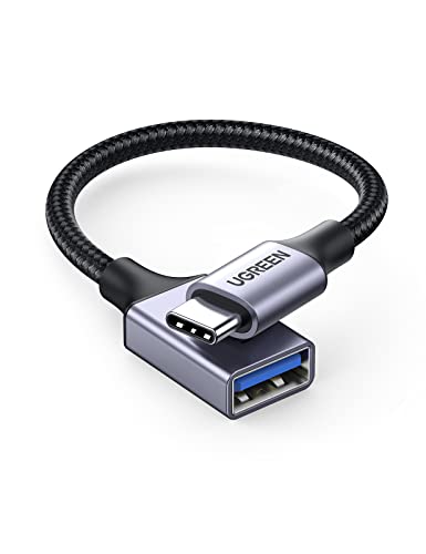 UGREEN Adapter USB C auf USB OTG Adapter USB C kompatibel mit iPad Pro 2021, MacBook Pro, Galaxy S20 Fe, Note 20 Ultra, A52, Tab S6 lite, Huawei P40 Lite, Redmi Note 10 Pro usw.