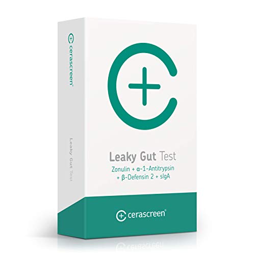 Leaky Gut Test von CERASCREEN - Leaky Gut Syndrom untersuchen | Durchlässiger Darm Test | Stuhltest einfach von Zuhause durchführen | Professionelle Analyse im medizinischen Labor