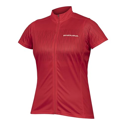 Endura Hummvee Ray Kurzarm Jersey für Damen, Granatapfel, M