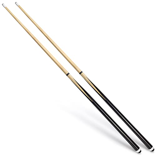 VANLAN Billard-Queue-Sticks Billard-Queues, 2 Stück, 147,3 cm, Billardspitzen, 13 mm, Hausbar, Billardqueue, 2 Stück (147,3 cm, 2 Stück)