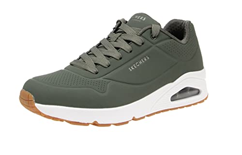 Skechers Herren UNO-Stand On Air Low-top, Olive, 45 EU