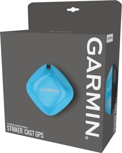 Garmin STRIKER Cast GPS – auswerfbares Echolot für 2D-Echolotbilder von Wasseruntergrundstücken & Fischen vom Ufer aus. GPS für eigene Angelkarten mit Tiefenlinien. Anzeige in der Striker Cast App