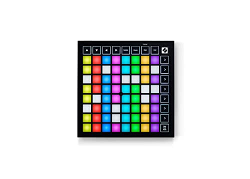 Novation Launchpad Mini [MK3], tragbarer MIDI 64-Pad, USB-Grid-Controller für Ableton Live und Logic Pro Performances