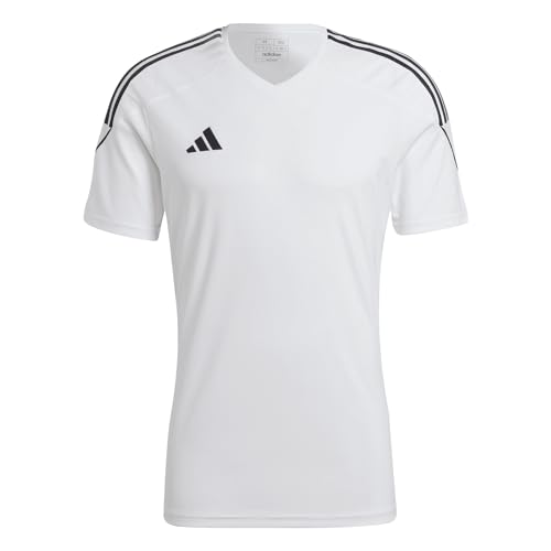 ADIDAS Men's TIRO 23 JSY T-Shirt, White/Black, L