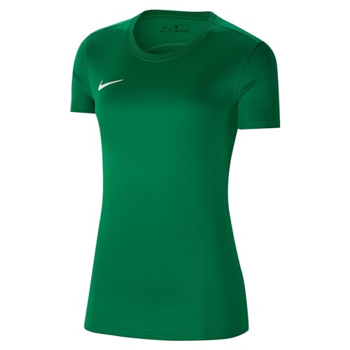 Nike Damen T-Shirt W NK Dry Park VII JSY SS, Pine Green/White, M, BV6728