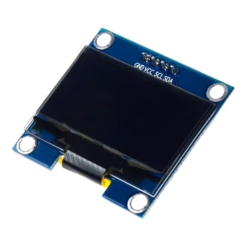 ARCELI 1,3 Zoll OLED Display I2C IIC Modul, SSH1106 Chip 128X64 Pixel Bildschirm Anzeigemodul mit weißen Zeichen kompatibel mit Arduino und Raspberry Pi