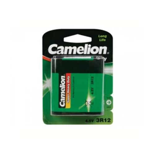 CAMELION - 3R12C 10000112 Super Heavy Duty Batterien 3R12 Flachbatterie/ 4,5 Volt/ 1 Stück 139415