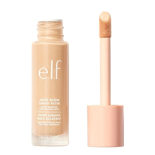 e.l.f. Halo Glow Liquid Filter, Teint-Booster Für Einen Strahlenden, Weich Fokussierten Blick, Mit Hyaluronsäure, Vegan & Tierversuchsfrei, 0 Fair, 31,5 ml