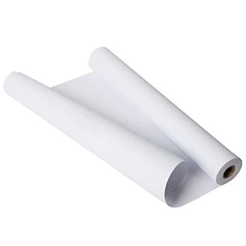 PALUDO Zeichenpapier Rolle, 30 cm x 15m Weiße Papierrolle 70 g/m, Malpapier Rolle Kinder, Skizzenpapier Skizzenrolle für Kinder Staffeleipapier Wandkunst Skizzieren Basteln Zeichnen Geschenkpapier