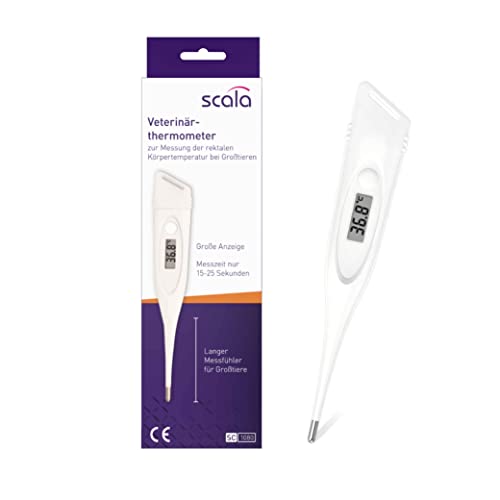 scala SC 1080 Veterinär Tier Thermometer weiß