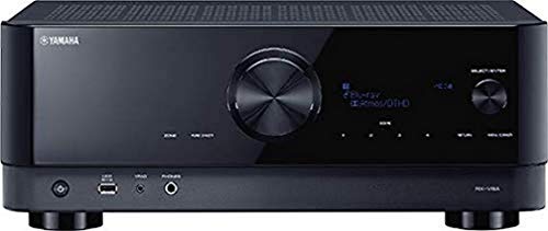 Yamaha Receiver RX-V4A – Netzwerk-Receiver mit MusicCast Surround-Sound, Gaming spezifischen Funktionen und Voice Control Systemen – Allround-Talent mit 5.2 Kanälen,schwarz