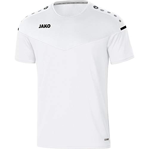 JAKO Unisex Kinder Champ 2.0 T shirt, Weiß, 152 EU