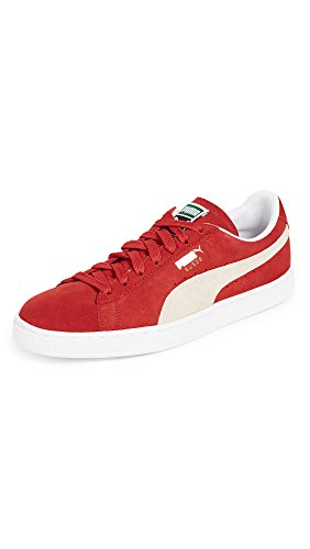 PUMA Unisex Suede Classic + Sneaker, High Risk Rot Weiß, 41 EU