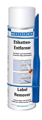 WEICON Etiketten-Entferner / 500 ml / mit Spezial-Spatel für effektives Arbeiten