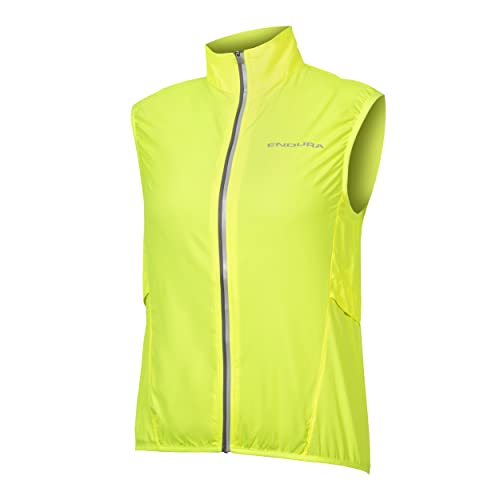 Endura Damen Fahrradweste Pakagilet neon gelb L