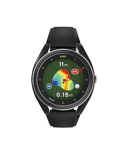 Voice Caddie T9 GOLF GPS Armbanduhr - SCHWARZ