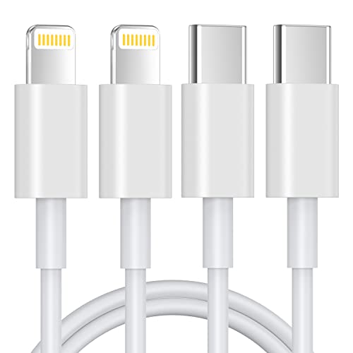 USB C Lightning Kabel 1.8M 2PACK, [MFi-Zertifiziert ]Ladekabel Kompatibel Mit iPhone 13/13 Pro/12/12 Pro Max/11 Pro/X/XS/XR/8 Plus, für Typ-C Ladegeräte, Unterstützt Power Delivery