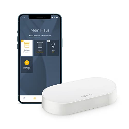 Somfy 1870755 - Connectivity Kit | Steuerung von Somfy Motoren und Beleuchtung | Kompatibel mit io & RTS Motoren | Sprachsteuerung über den Google Assistant, Amazon Alexa, HomeKit