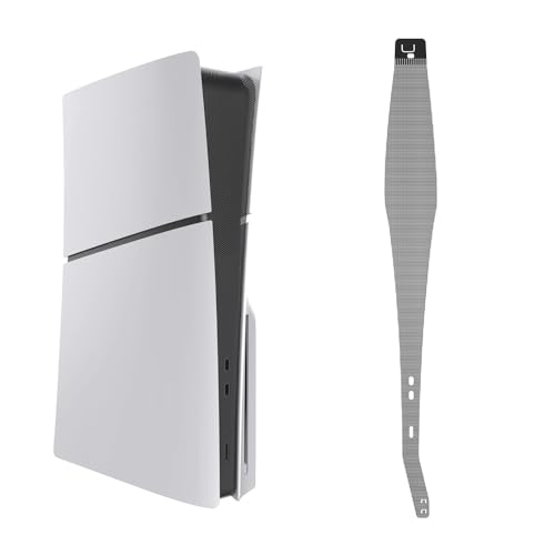 Konsole Seite Staubschutz für PS5 Slim, Digital Edition und Disc Edition, Spielkonsole Schutz Zubehör, Kühlung Öffnungen Schmutz verhindern Mesh Anti-Staub-Filter für Playstation 5 Slim