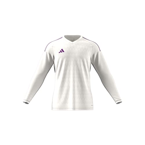 Adidas Mens Jersey (Long Sleeve) Tiro 23 Competition Long Sleeve Goalkeeper Jersey, Core White, HK7694, L