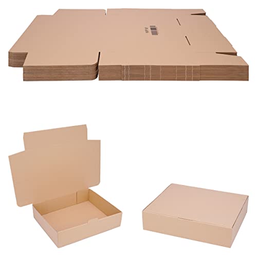 verpacking 50 Faltschachteln Braun | 365 x 300 x 95mm - WP M | Versandkarton DHL Karton Hermes DPD GLS Verpackung