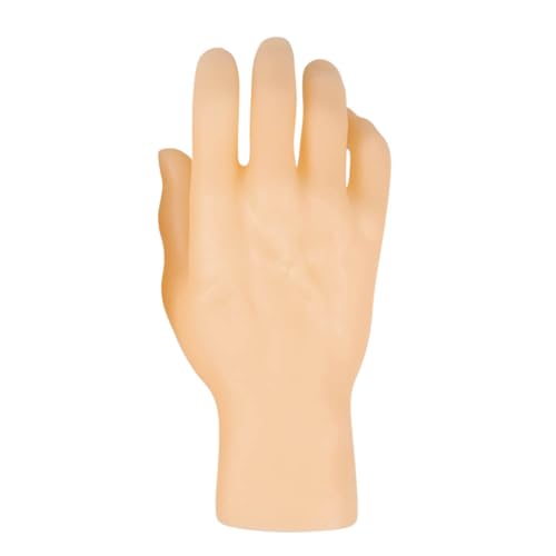 Unisex-Handmodell, wiederverwendbar, Maniküre, Hände und Finger, Simulation, Handmodell-Requisiten für Ausstellungsständer, Einkaufszentrum und Schmuckgeschäft, Skin-Farbe, rechte Hand