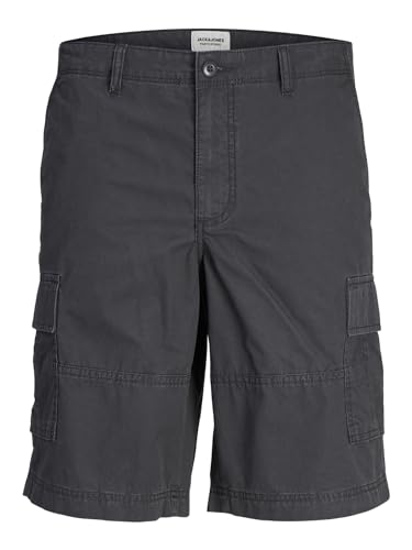 JACK&JONES Herren JPSTCOLE JJCAMPAIGN Short Cargoshorts, Asphalt, M