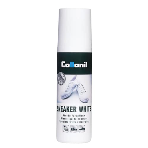 Collonil Sneaker Farbpflege, Perfekte Sneaker Reinigung mit Applikator, Weiß- 100 ml