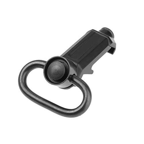 Mtsooning Tactical Push Button Schnellverschluss Detach QD Swivel Loop mit Rail Sling Attachment Mount für 20mm Picatinny Rails