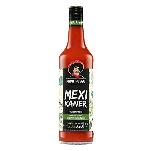 Papa Fuego Mexikaner (1 x 0.7 l) | Mittelscharfer Tomatenschnaps