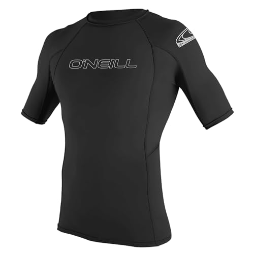 O'NEILL Herren Uv Schutz Basic Skins S/S Crew Rash Vest, Black, XXL