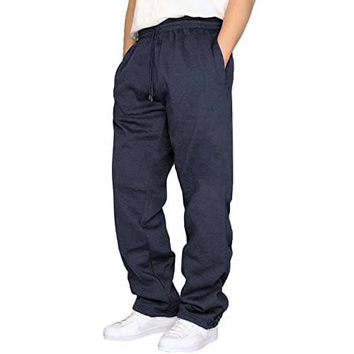 Generisch Jogginghose Herren XL schwarz Baumwolle offen Chino Herren Hose Slim fit Jogginghosen für Herren im Set Laufhose Long Men Chino Cargo Hose männer Jogging Herren Hose Baumwolle